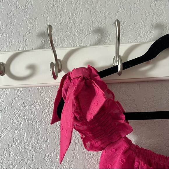 Revolve Misa Micaela Pink Off-the-Shoulder Dress - Picture 5 of 8